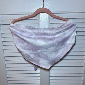 Lavender Tie-Dye Bandana Scarf